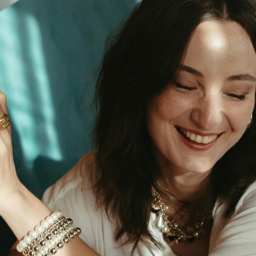 a person sitting at a table